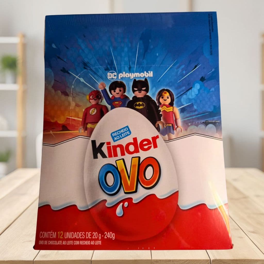 Kinder Ovo Edição DC Playmobil - NOVA COLEÇÃO