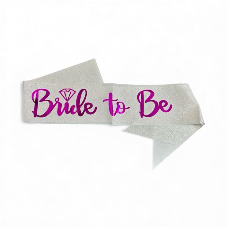 1 Faixa Bride to be Escrito Pink Despedida de solteira