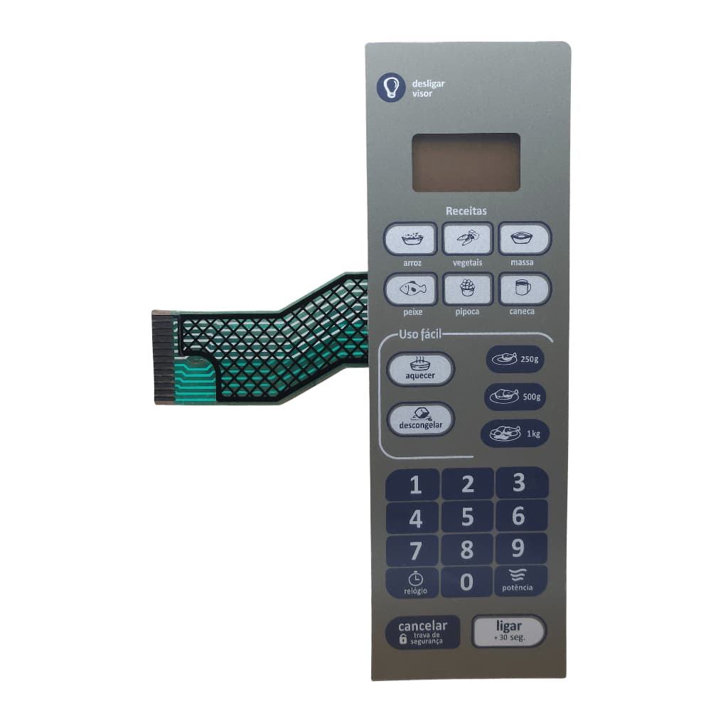 Membrana Teclado Microondas Consul CMO20 Espelhada
