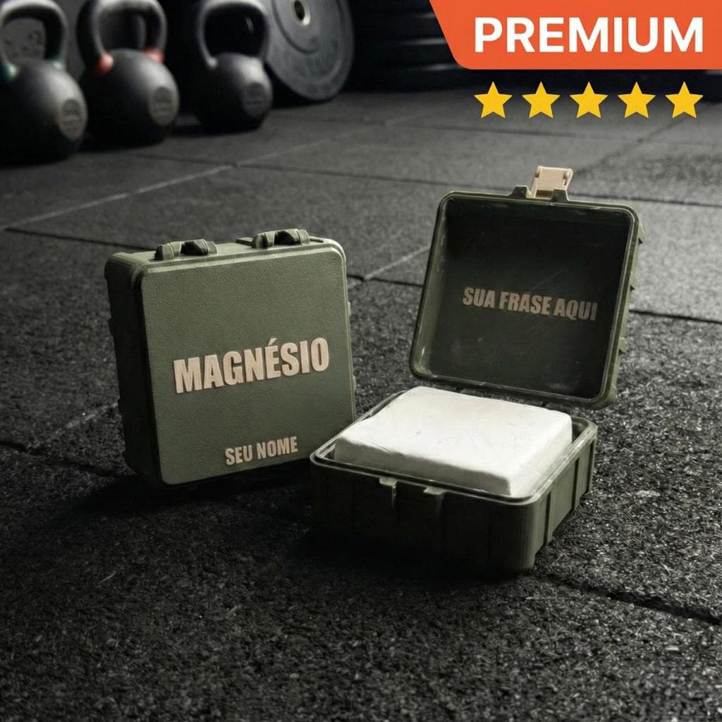 Case para Bloco de Magnésio CROSSFIT - PERSONALIZADA - MAGBOX PRO