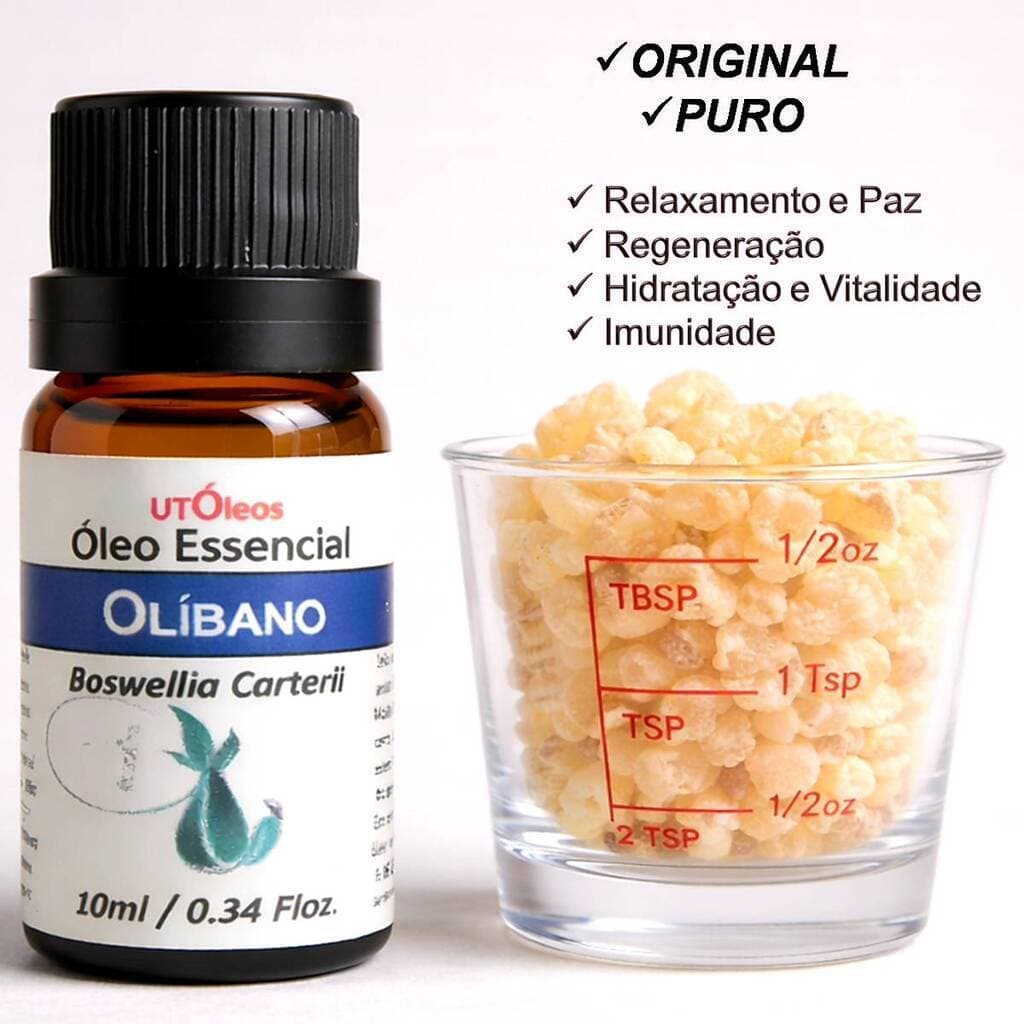 Óleo Essencial De OLÍBANO 100% Natural 10ml p/ Marcas de Acne