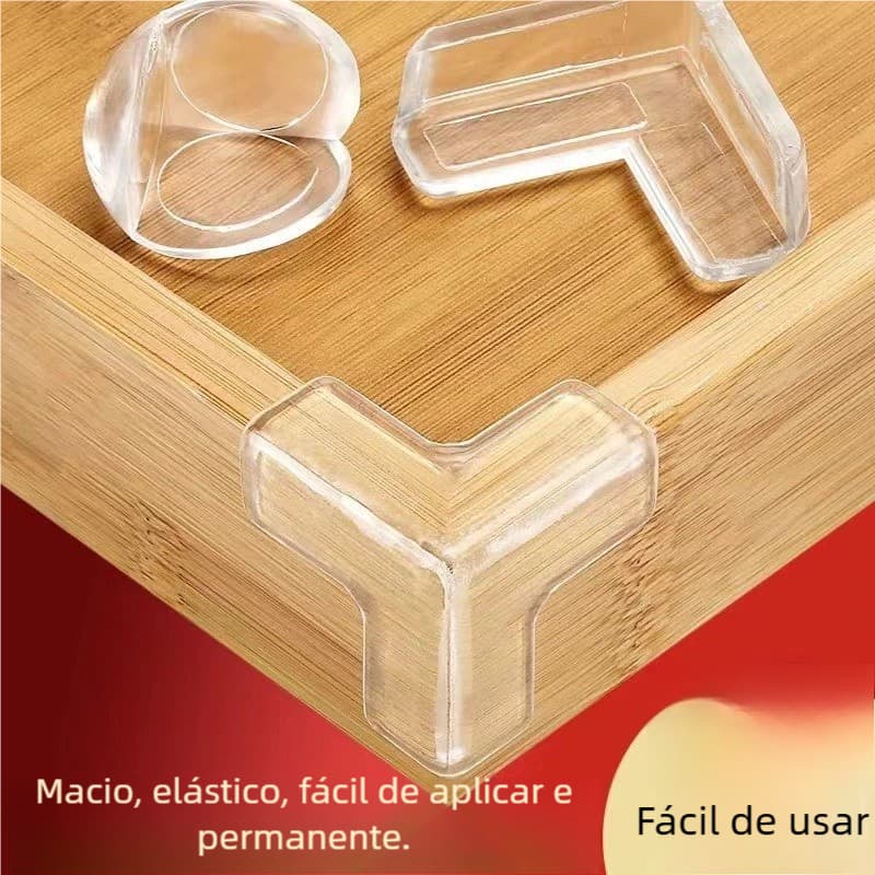 Segurança Bebê Protetor Quina – 8 Unidades Silicone Mesa Anti-colisão
