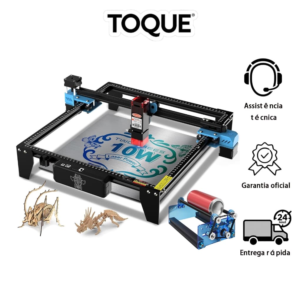 Máquina de gravação a laser TTS 10 pro Twotrees 30*30CM 127-220V