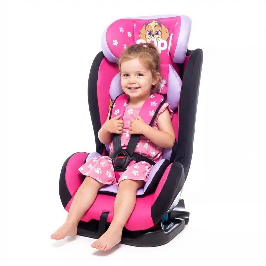 Cadeira de Carro Bebê Infantil 0-36kg Patrulha Canina Auto 3 Posições Ajustável Reclinável Criança