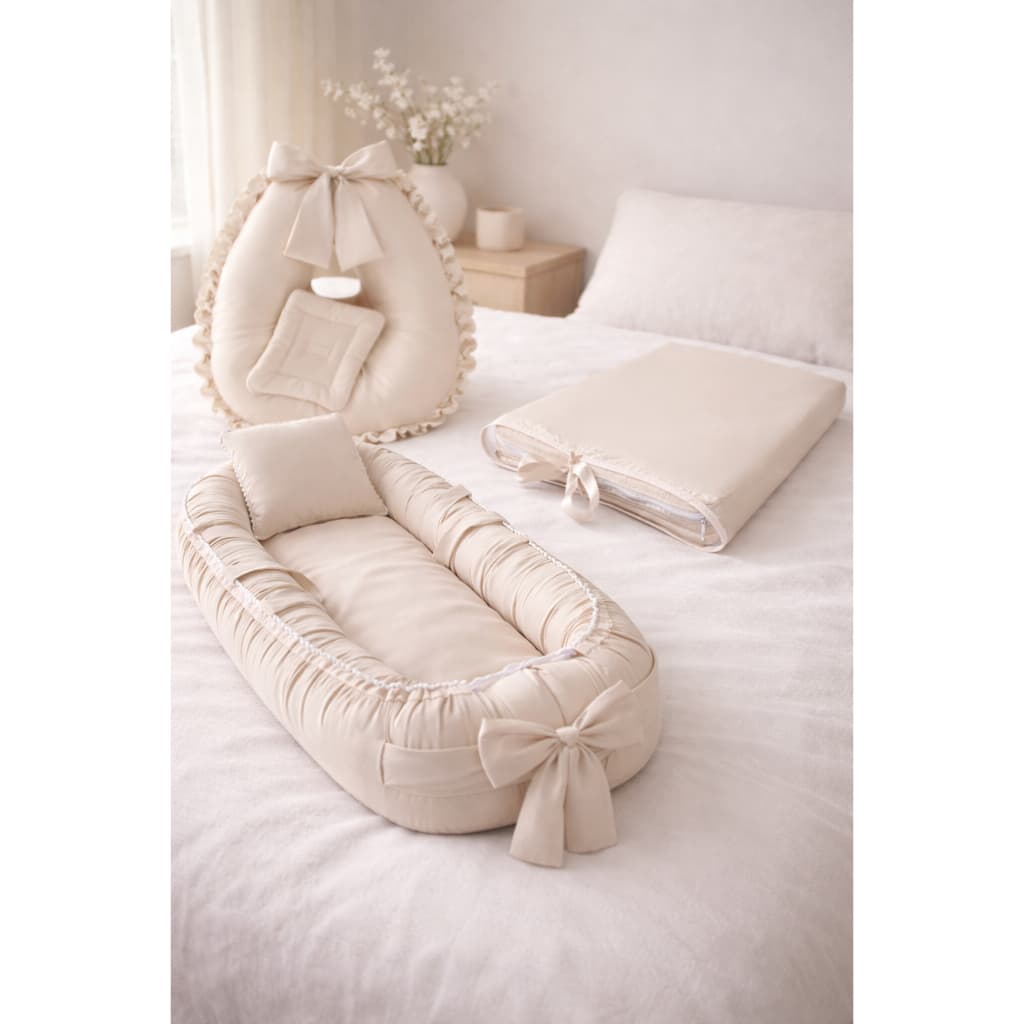 Ninho Redutor, Almofada de Amamentação e Trocador com Capa Plástica Impermeável