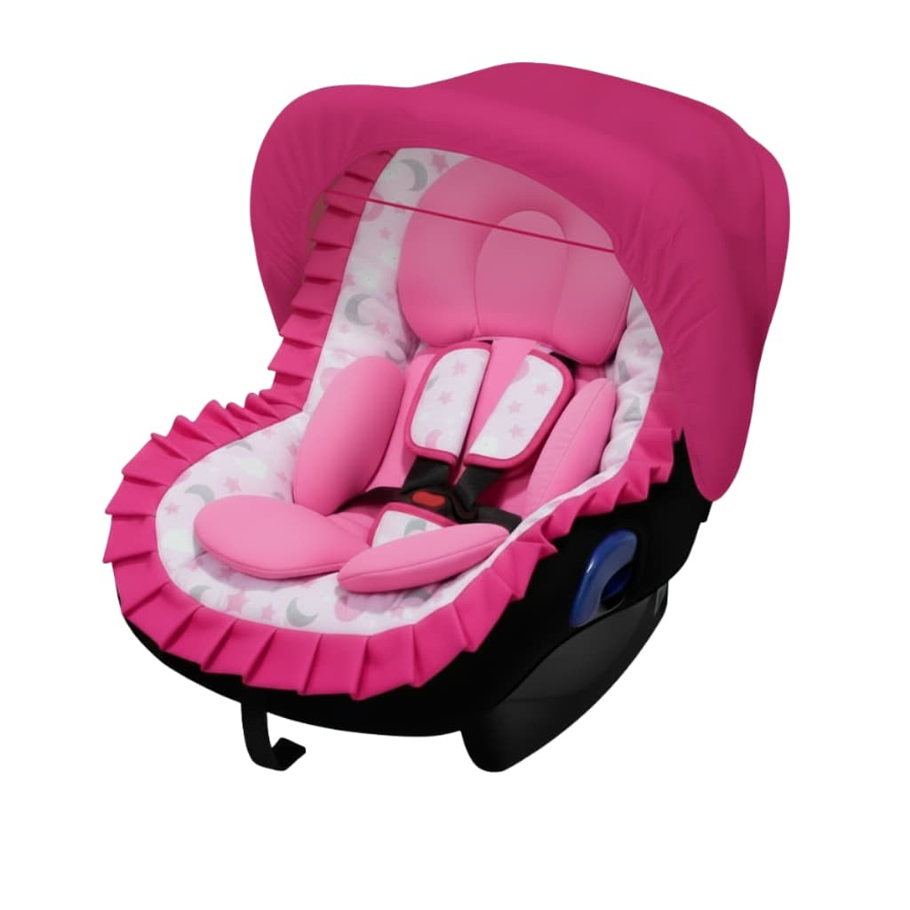 Kit Capa de Bebe Conforto + Apoio Redutor+ Protetor de Cinto +Capota Solar 100% Algodão