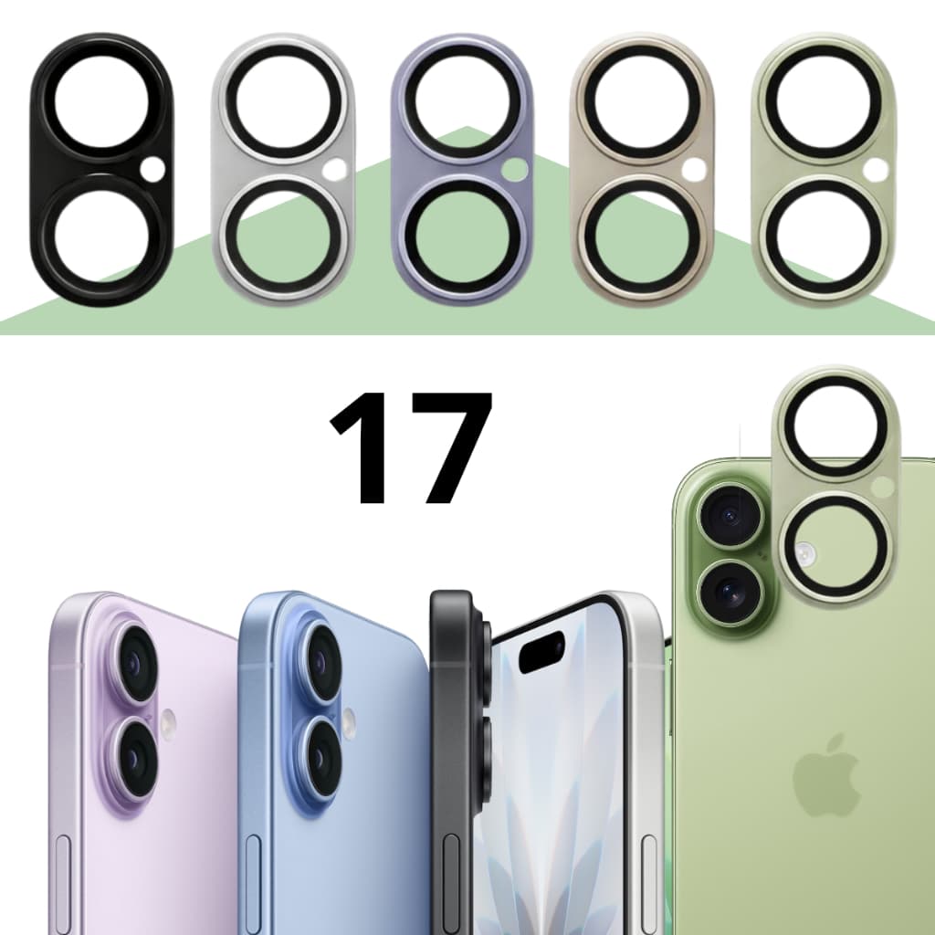 Película Vidro Câmera Traseira Para Iphone 17 Normal e 17 Plus AntiQuedas e Riscos