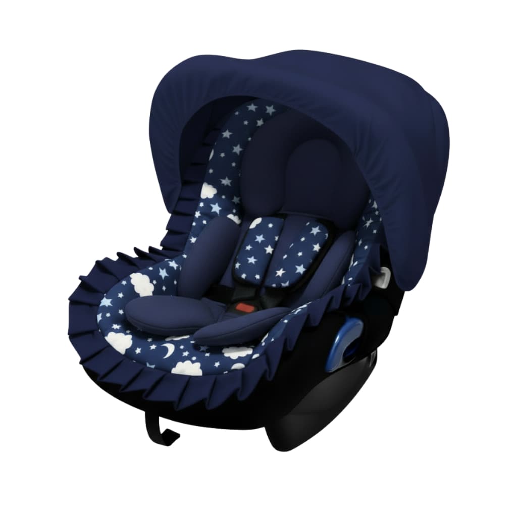 Kit Capa de Bebe Conforto + Apoio Redutor + Protetor de Cinto + Capota Solar 100% Algodão