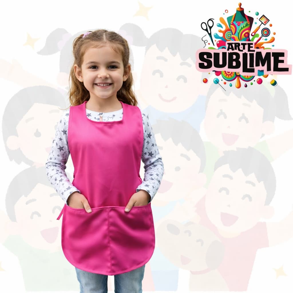 Avental Bata INFANTIL  - VARIAS CORES -