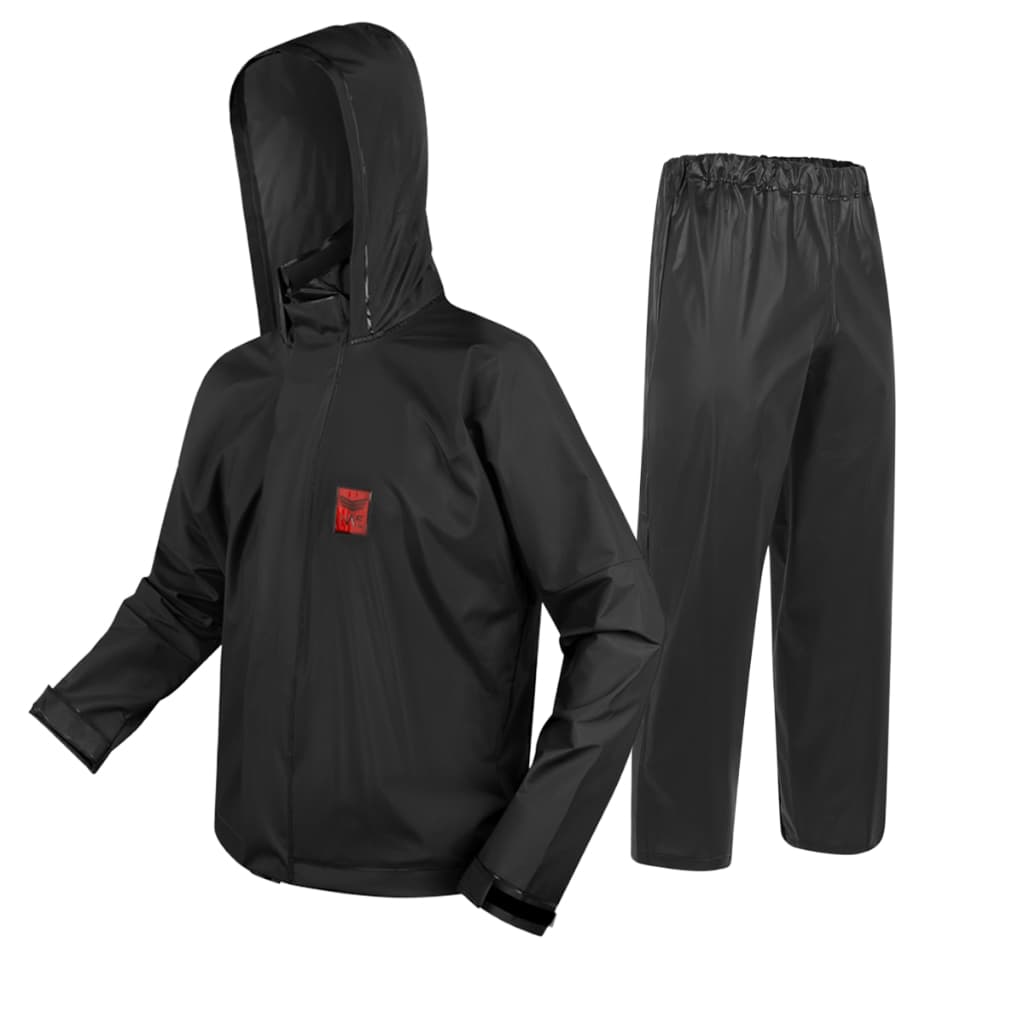 Kit Capa Chuva Moto Conjunto Impermeável Nave Pvc