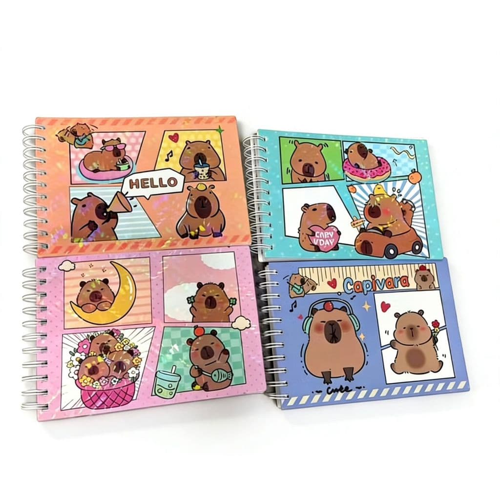 Livro de colorir capivara 48 folhas c/acetato com capa brilhante