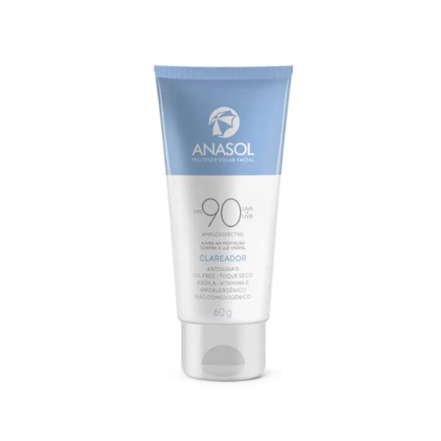 Protetor Facial Anasol FPS 90 Clareador 60g