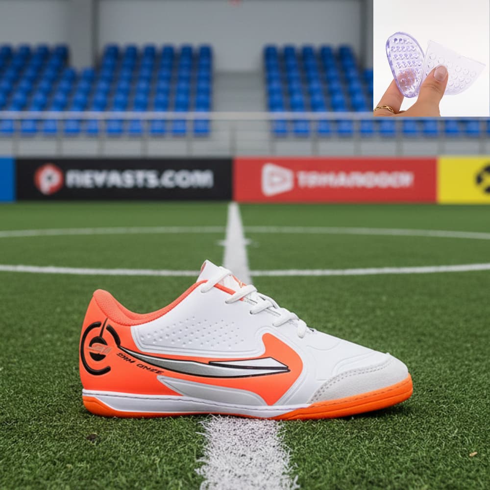 Chuteira Futsal Salão PROFISSIONAL colada e costura Bumb Oferta unica Quadra Futsal quadra veloz top