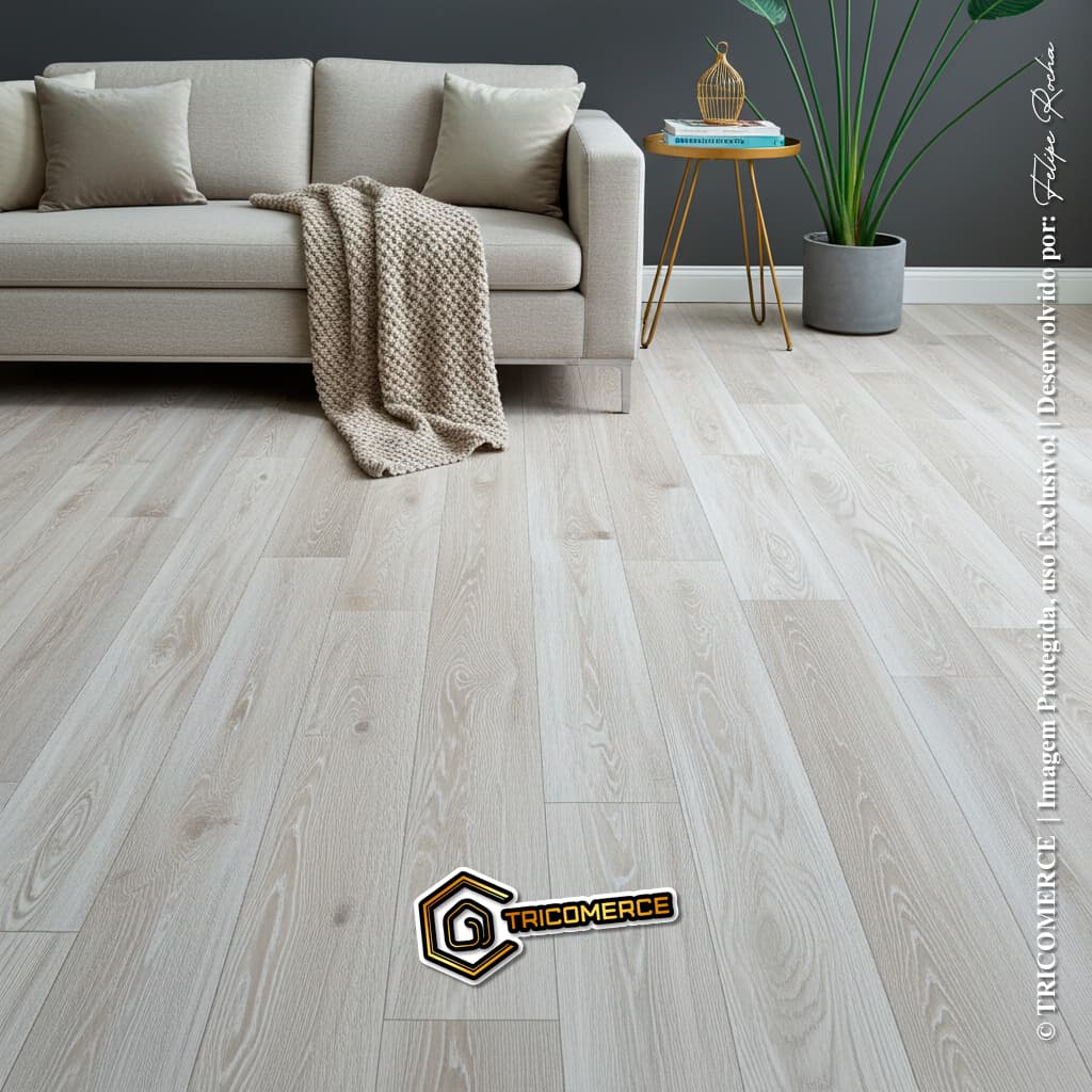 Piso Vinílico Adesivo Madeira Autocolante 36 Peças cobre 5m² Lavável para Chão Régua de 91x15cm