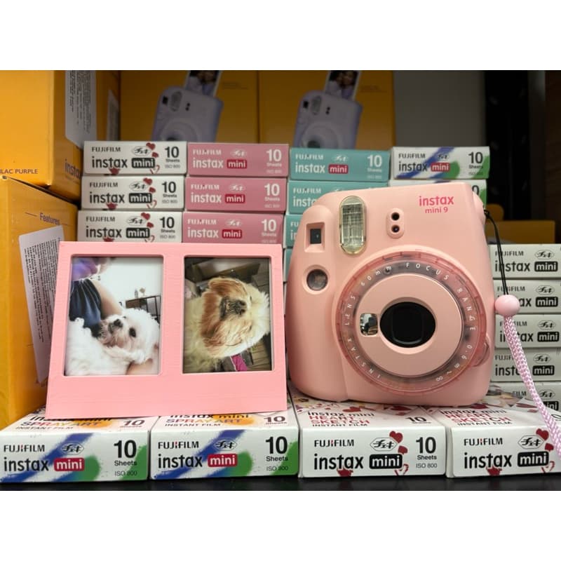 Kit instax mini 9 rosa