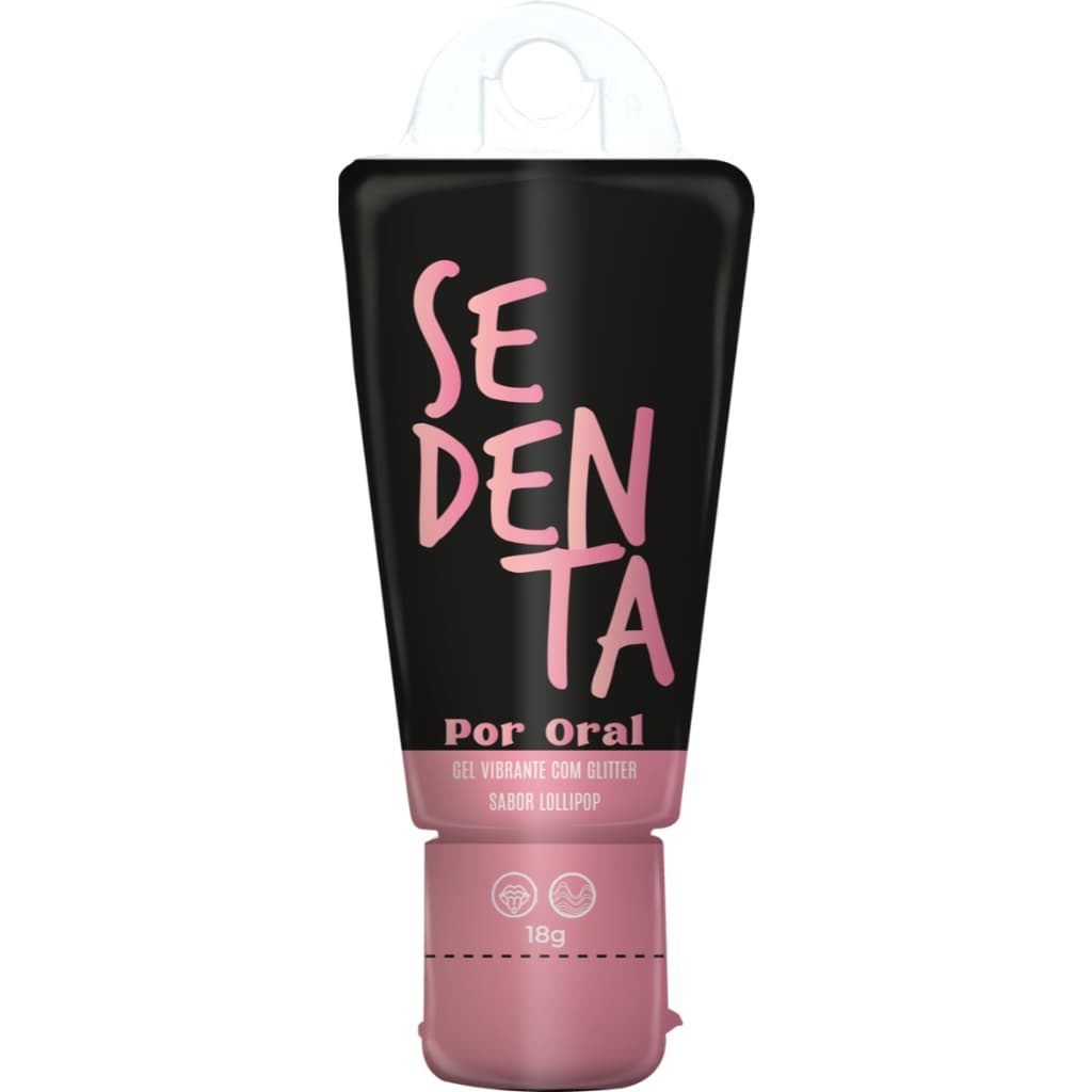 Gel Lubrificante vibrante - Sedenta por Oral 18g - Pepper Blend SABOR LOLLIPOP