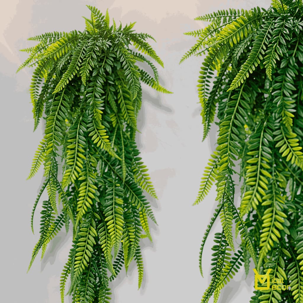 Planta Artificial Pendente 80cm – Samambaia Folhagem Decorativa
