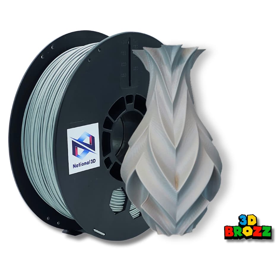 PLA MAX HIGH SPEED CINZA CLARO NATIONAL 3D - 1KG