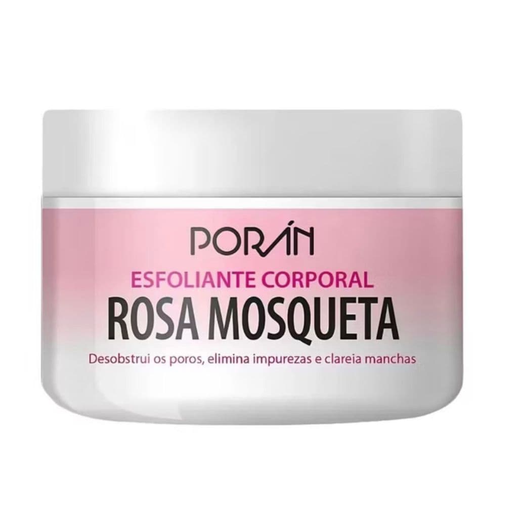 Esfoliante Corporal Rosa Mosqueta Poran Desobstrui Poros Elimina Impurezas Clareia Manchas 240 G
