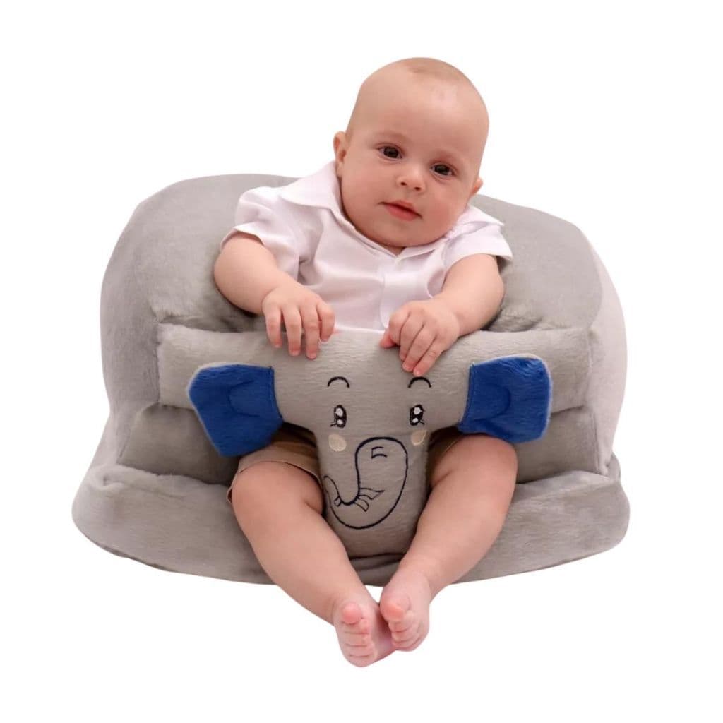 Sofa de Bebê Multiuso Assento De Bebê Cadeirinha Estofada Cores Rosa e Azul envio imediato