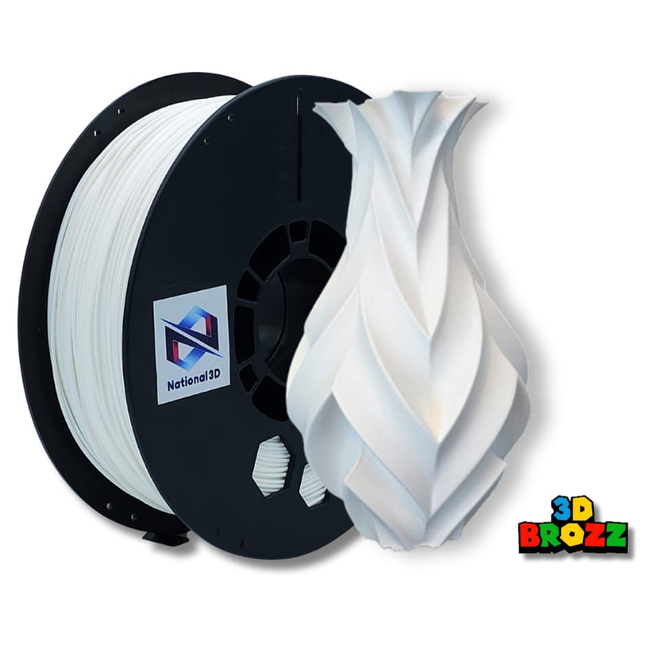 FILAMENTO PLA MAX HIGH SPEED BRANCO NATIONAL 3D - 1KG
