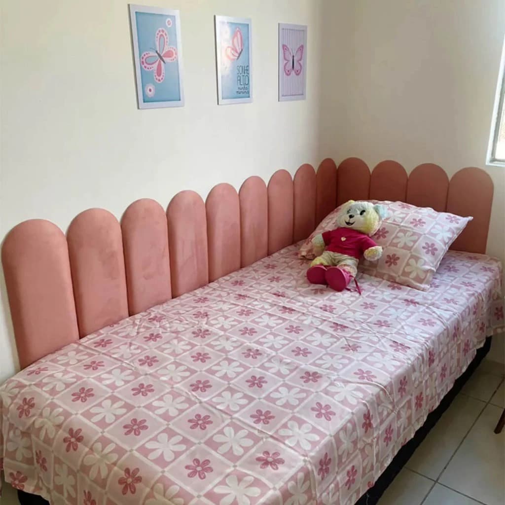 KIT ATÉ 15 CABECEIRA NUVEM ESTOFADA ADESIVA MODULAR CAMA SOLTEIRO CASAL QUEEN KING - ENVIO IMEDIATO