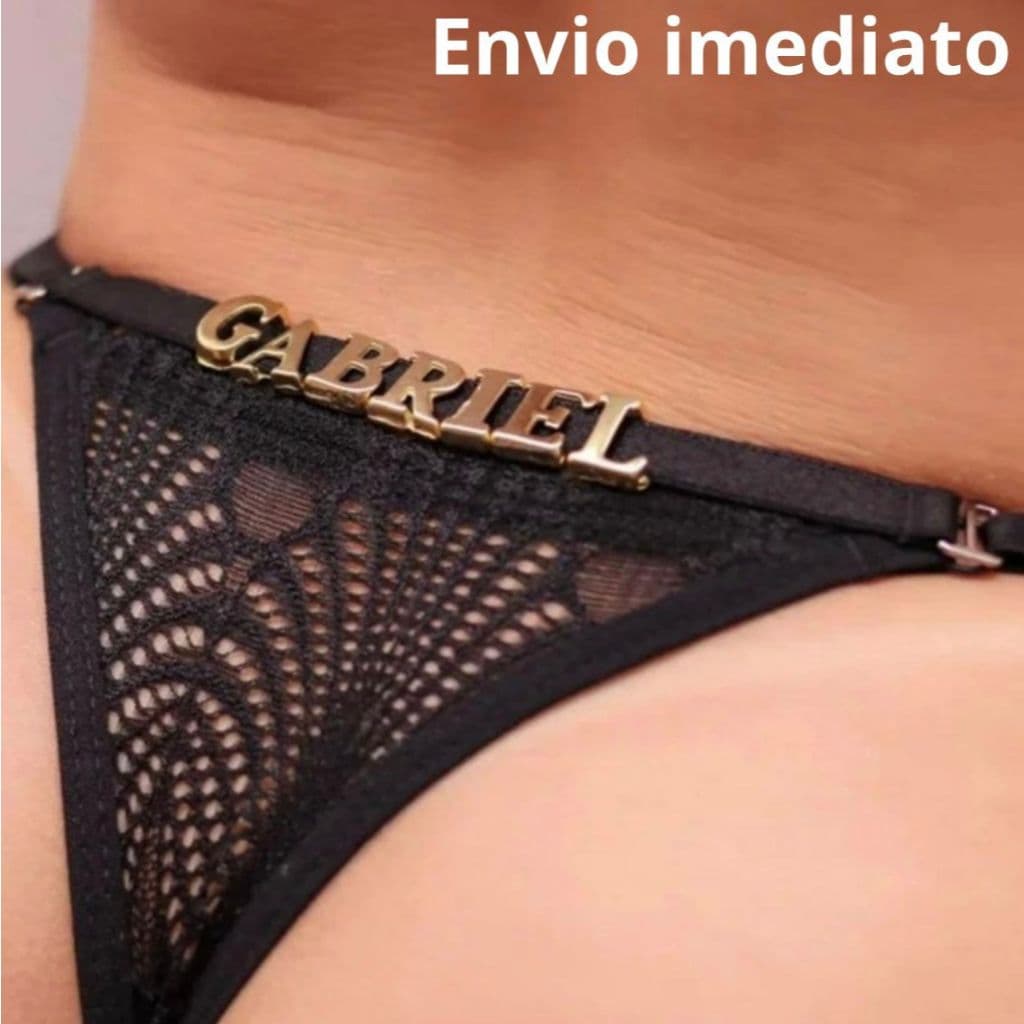 Calcinha Sensual Personalizada Com Nome Namorado Marido