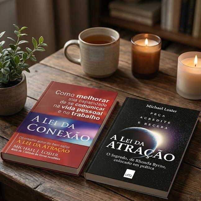 Kit 2 Livros - A Lei Da Atração E A Lei Da Conexão - Michael J. Losier