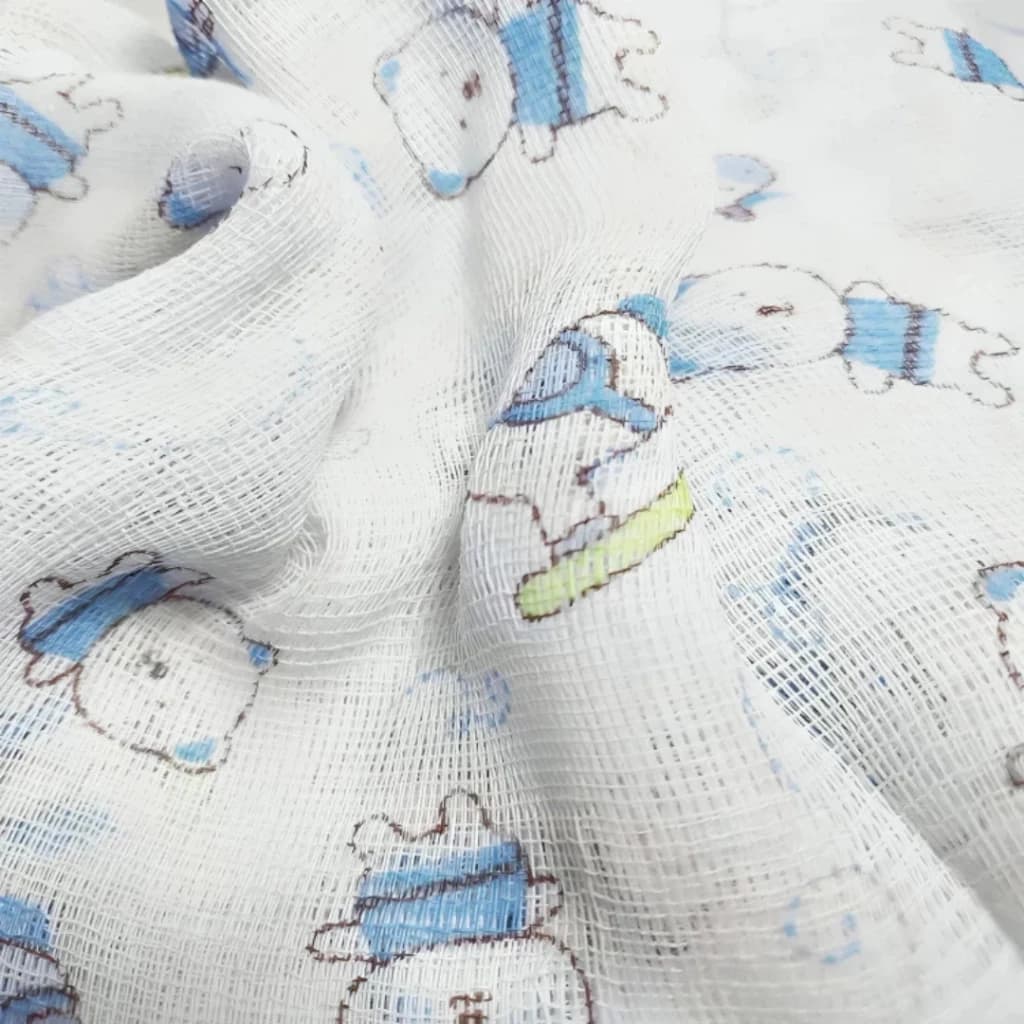 Kit com 15 Unidades Fralda de Pano Bebê 60cm x 60cm 100% algodão Minasrey Pacote