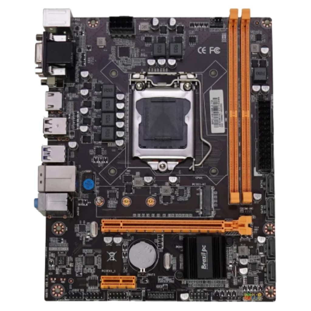 MB Desk 1200 H510M.2-TG | 2x DDR4 | HDMI/VGA | 2x USB 3.0 | Rede 1Gb | Placa-Mãe OEM