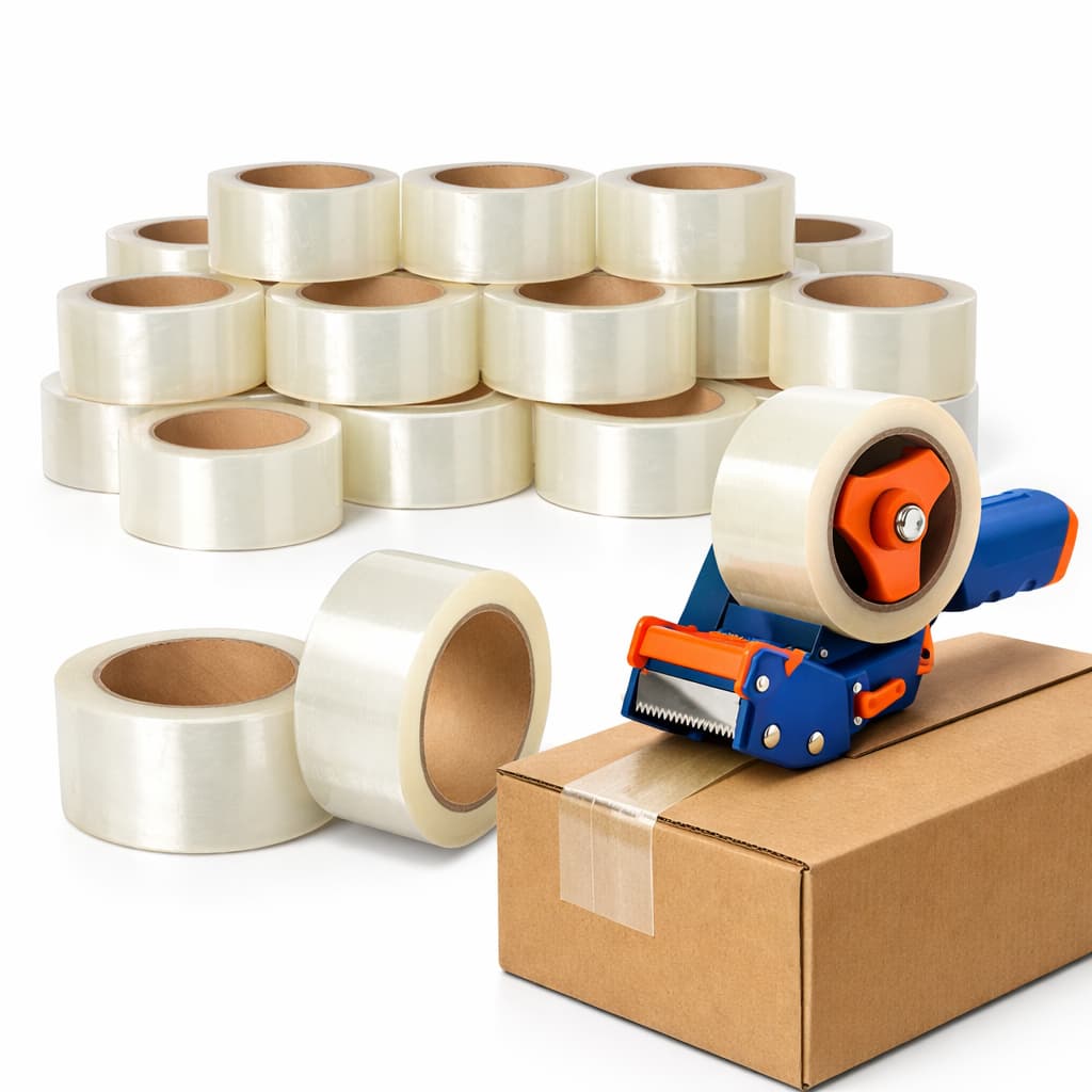 12 Rolos Fita Adesiva Transparente 48mm x 100 Metros Durex Super Cola Larga