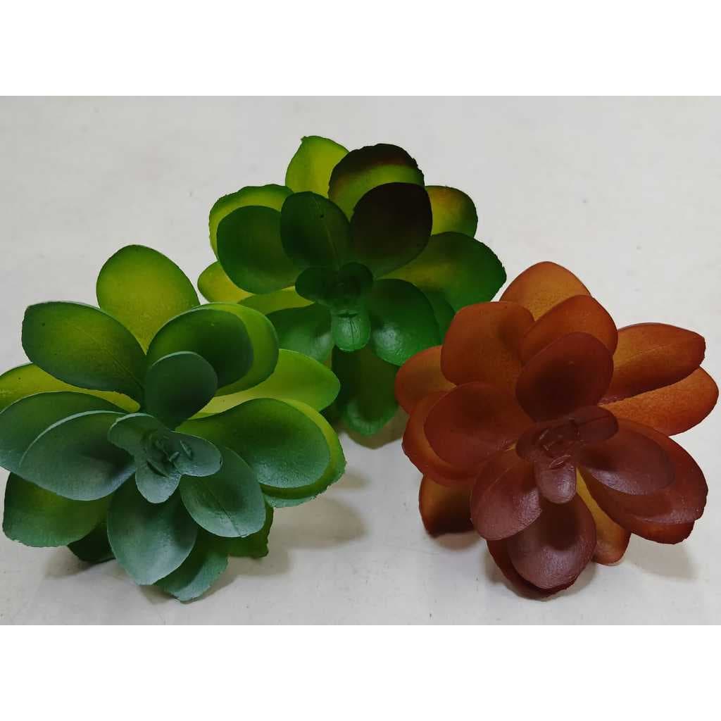 Suculenta Artificial  • Altura: 6 cm Mini  (cc6335)  e  (cc6337)