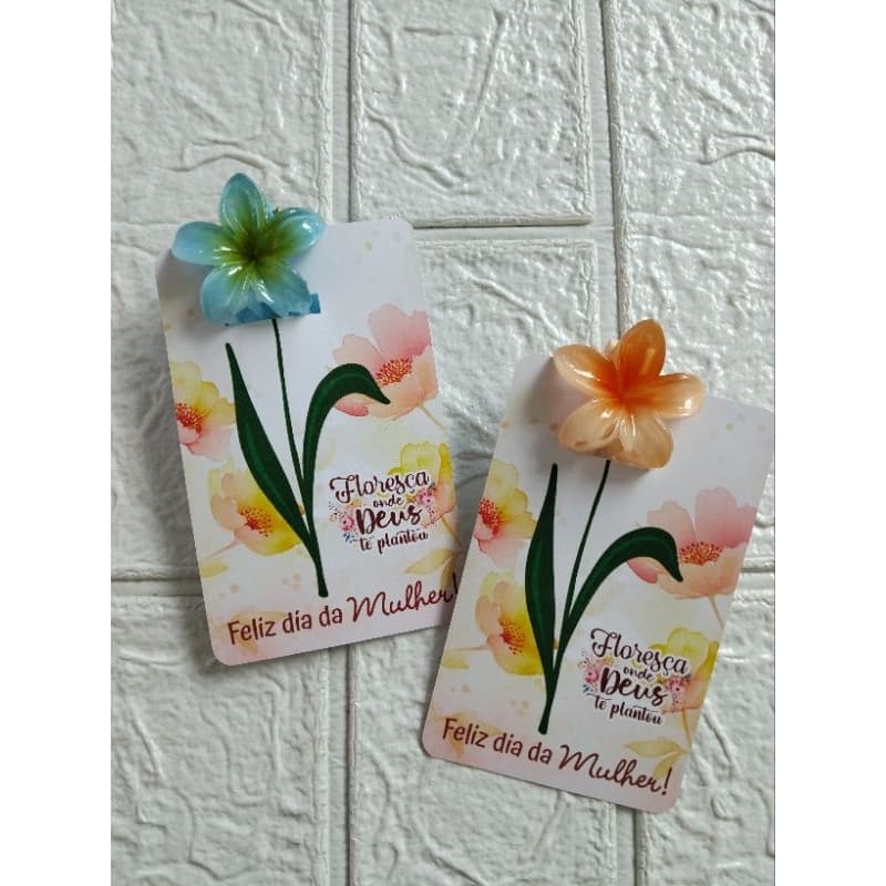 CARTÕES TAGS PARA PRESILHAS DIA DAS MULHERES 15UNID. (CARTÕES)