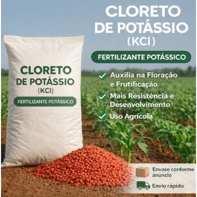CLORETO DE POTÁSSIO FERTILIZANTE PARA PLANTAS