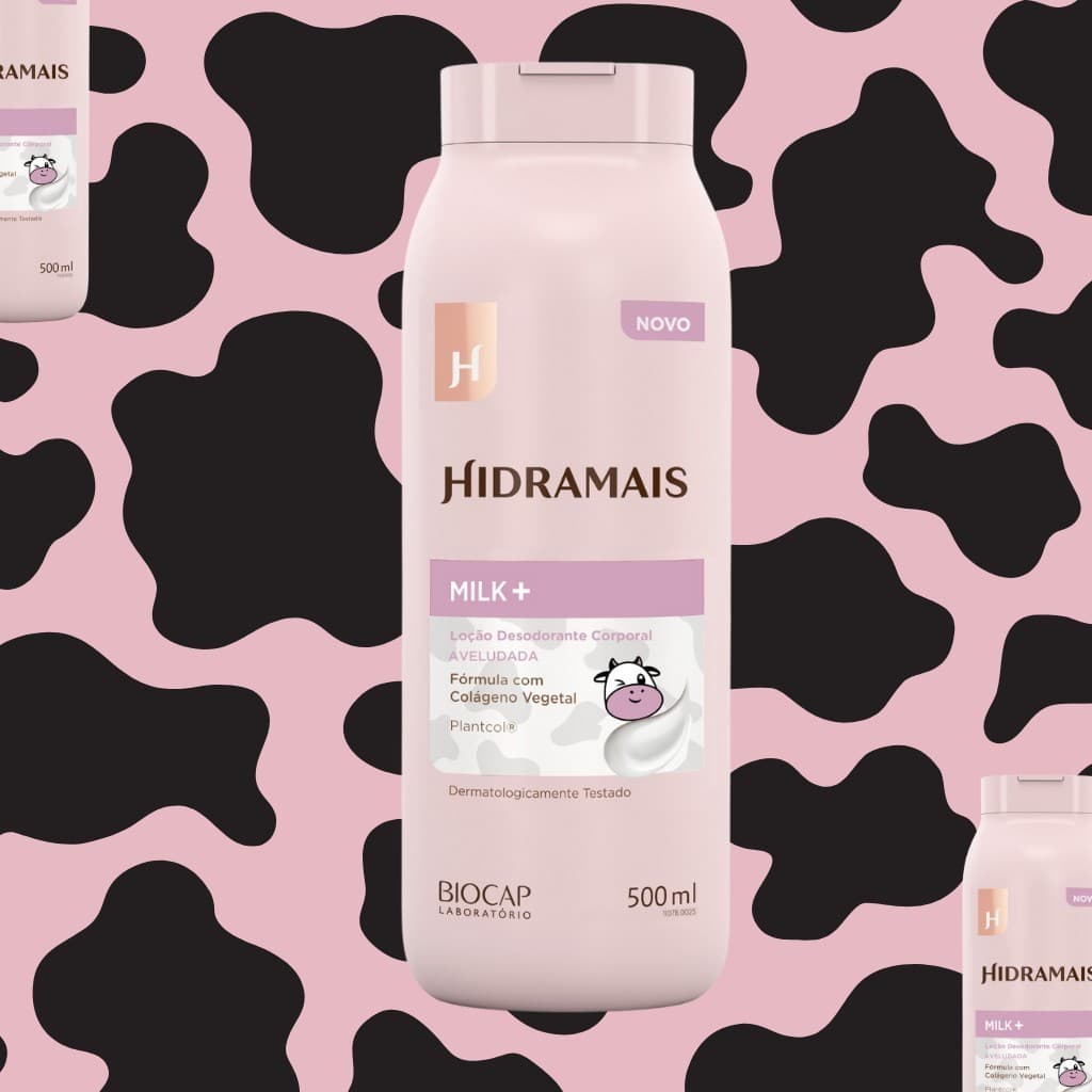🥛 Loção Hidratante Corporal Milk+ Hidramais 500ml – Hidratação Aveludada