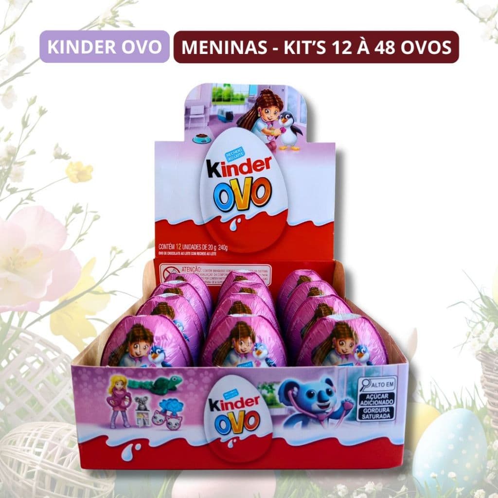 Kinder Ovo Meninas - Coleção 2026