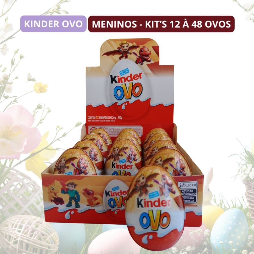 Kinder Ovo Meninos - Coleção 2026
