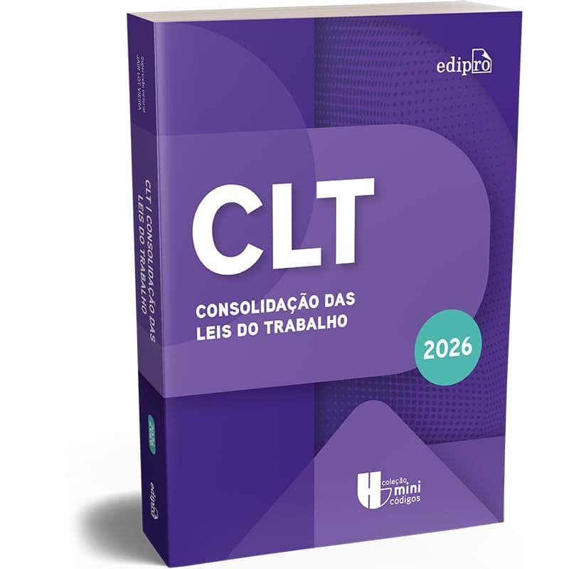CLT 2026 - Consolidação das Leis do trabalho - Coleção Mini Códigos 2026 - Livros de direito (LANÇAMENTO)