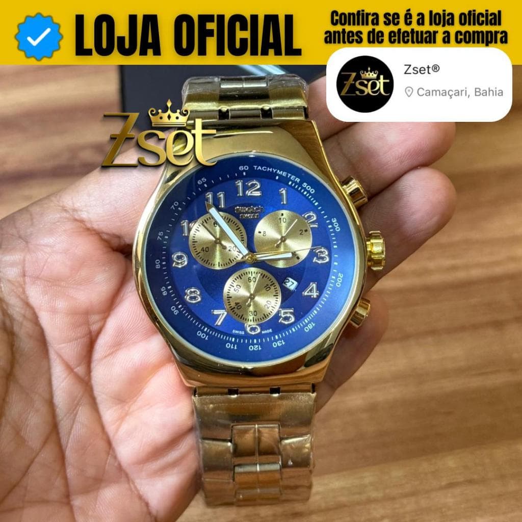 SWATCH COM CAIXA E BATERIA EXTRA