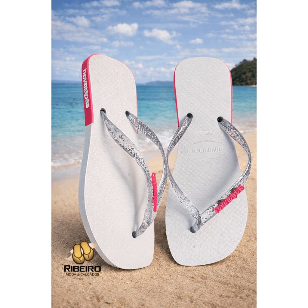 Chinelo Feminino Day Adulto Rasteirinha Glitter Elegante Leve e Confortável Verão Praia 2026