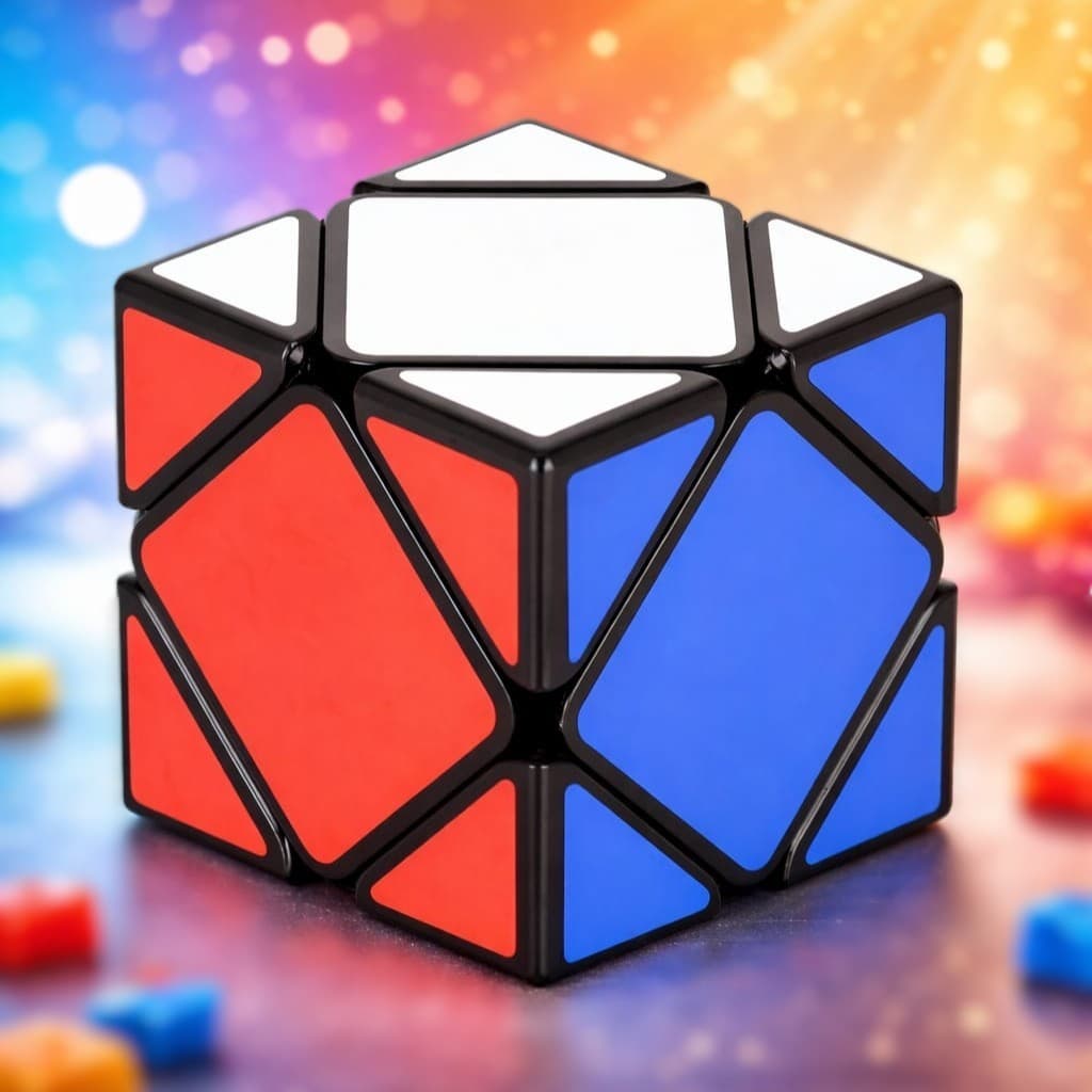 Cubo Mágico 3x3 Skewb Profissional Cubo Diagonal De Coleção