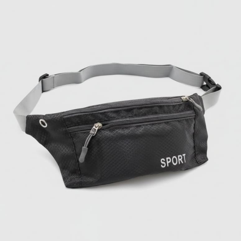 Pochete Esportiva Impermeável Slim Unissex Porta Celular Corrida Bike com 3 Bolsos - Escolha a Cor