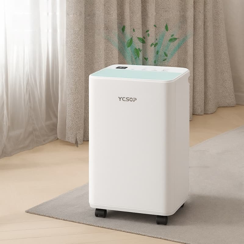 Desumidificador De Ar Compressor Desumidificadores Eletrico Desumidificador Industrial - 10 Litros Por Dia Yesop