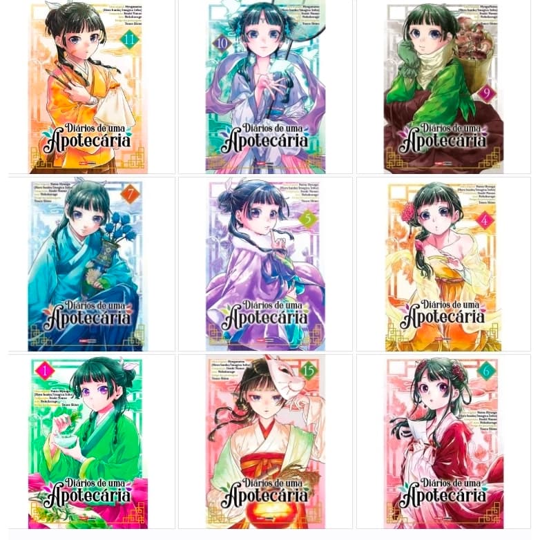 Mangá Diários de uma Apotecária Novo Lacrado Portugues