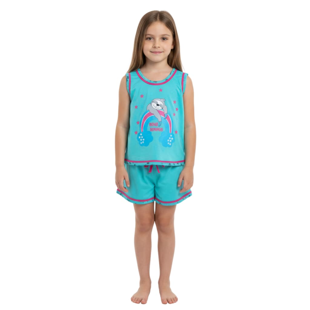 Baby Doll Regata Infantil / Pijama de Menina