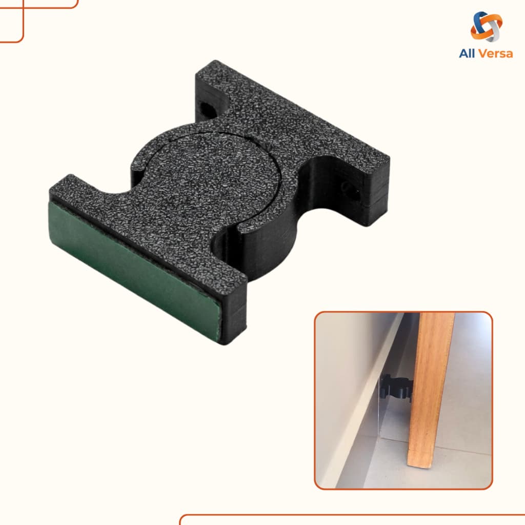 Trava de Porta Fixador com Fita 3M – Prendedor Anti-Batida Super Resistente
