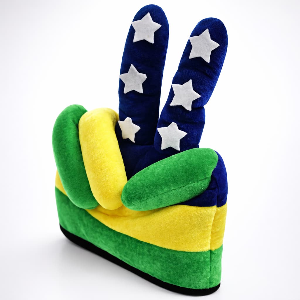 Chapéu Mão Brasil Verde Amarelo Torcida Futebol Eventos
