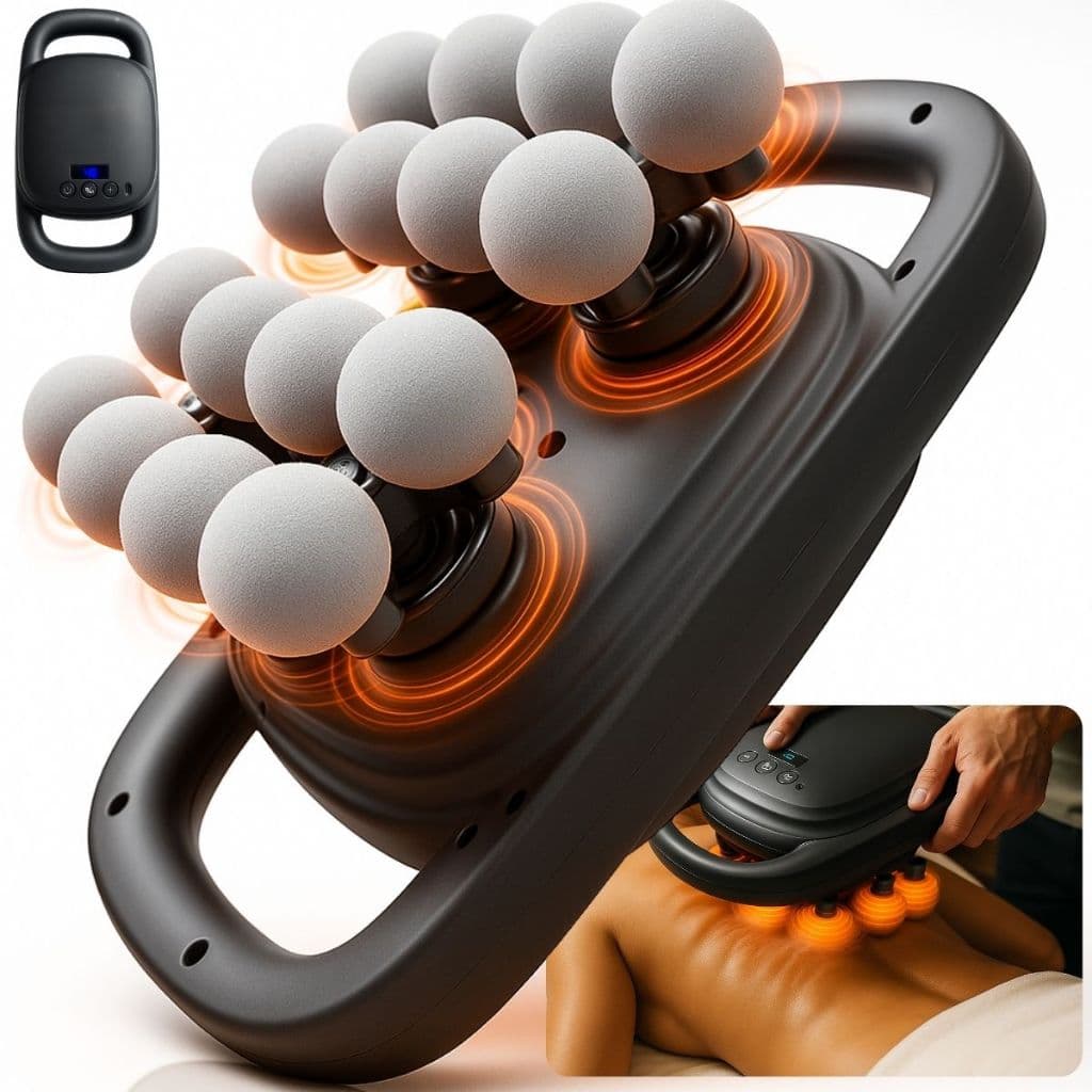 Massageador Tecido Profundo Elétrico Costas Lombar Potente