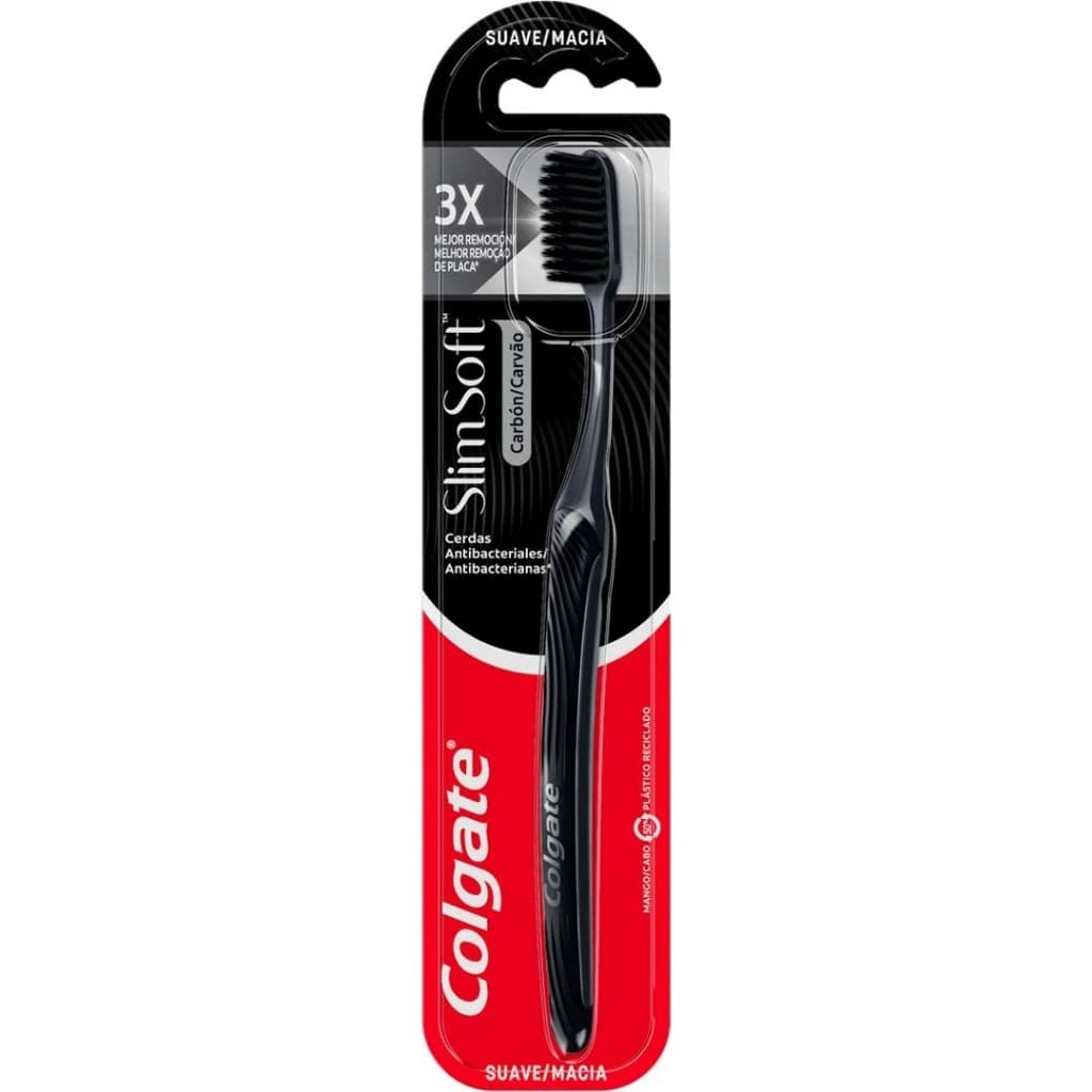 Escova de Dente Colgate Slim Soft Black