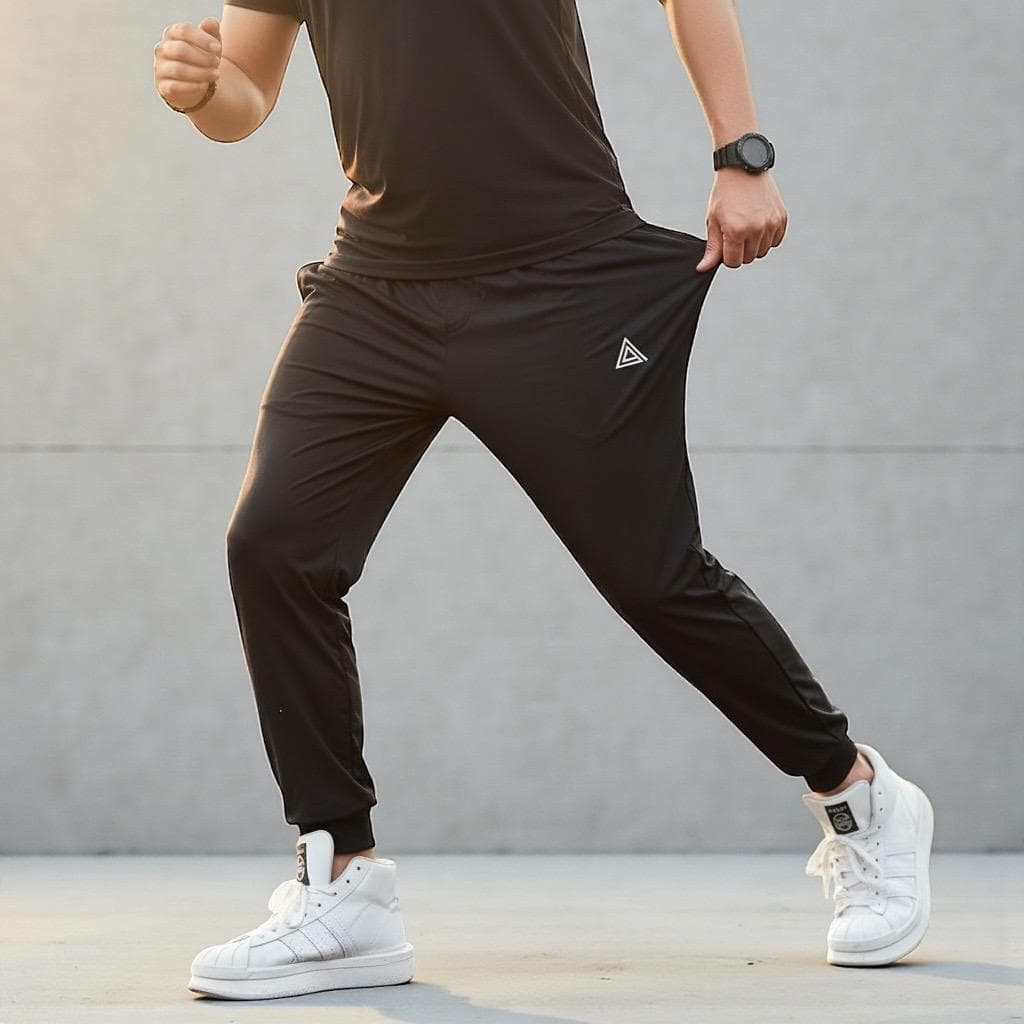 Calça Jogger Plus Size P ao G4 Masculina Helanca Original Treino Casual